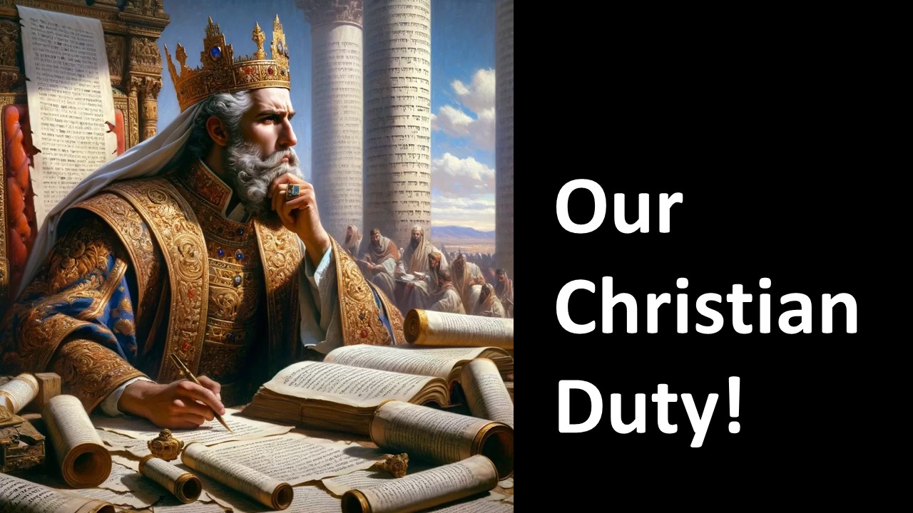 Our Christian Duty