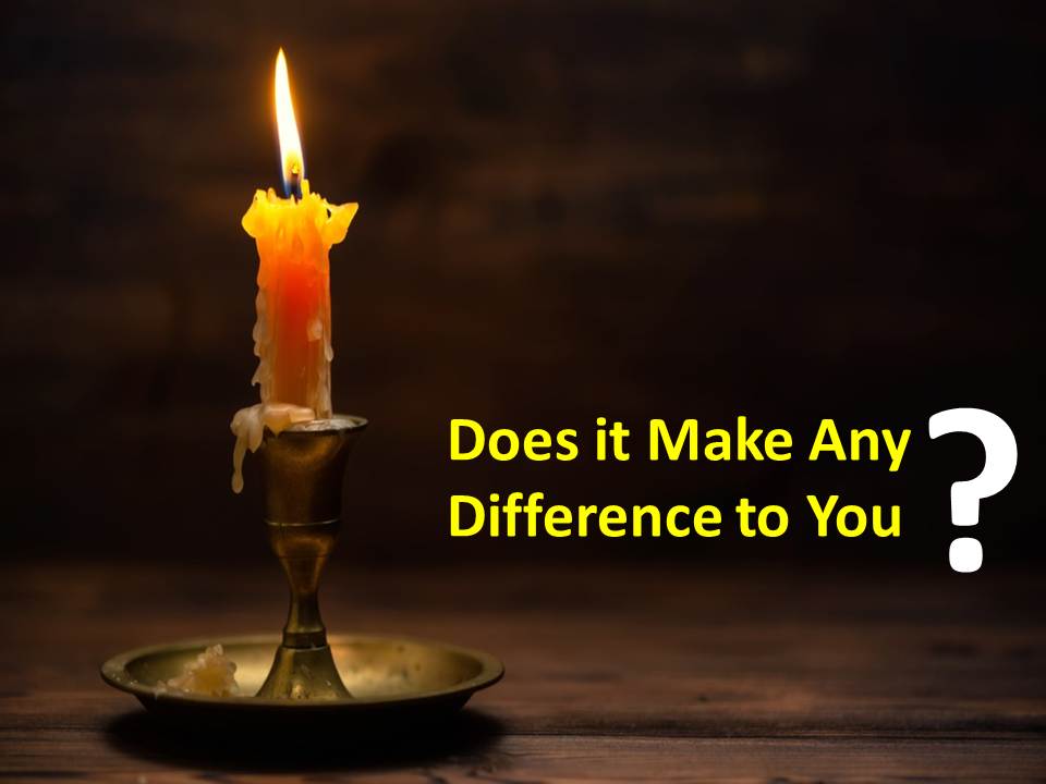 Does it Make Any Difference to You